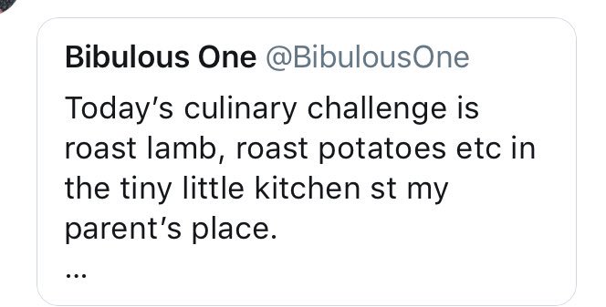 BibulousOne's tweet photo. Ahem
#NotMyKitchen
#NotMyPotatoes
#StillBloodyPerfect
#IKnowItsShowingOff https://t.co/nguupS445l