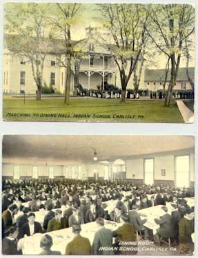 Fire destroys Carlisle Barracks mess hall - goo.gl/alerts/q11wK #GoogleAlerts Building was #carlisleindianschool dining hall before 1919. Here's a postcard showing interior & exterior during those yrs. Did not know there was a dorm floor. Virtual tour Wed @CCHSCarlislePA FREE