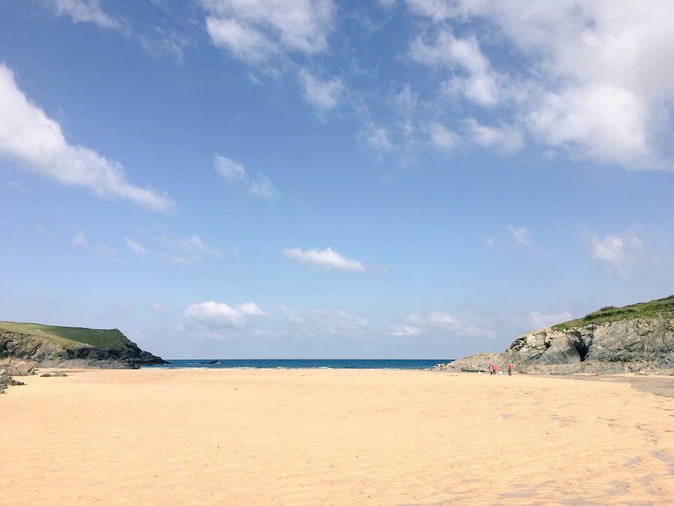 cwlcot's tweet photo. Polky Joke this morning  - what are you waiting for?  Cornwall it is!!  #crantock #pollyjoke https://t.co/ytBeHceGkq