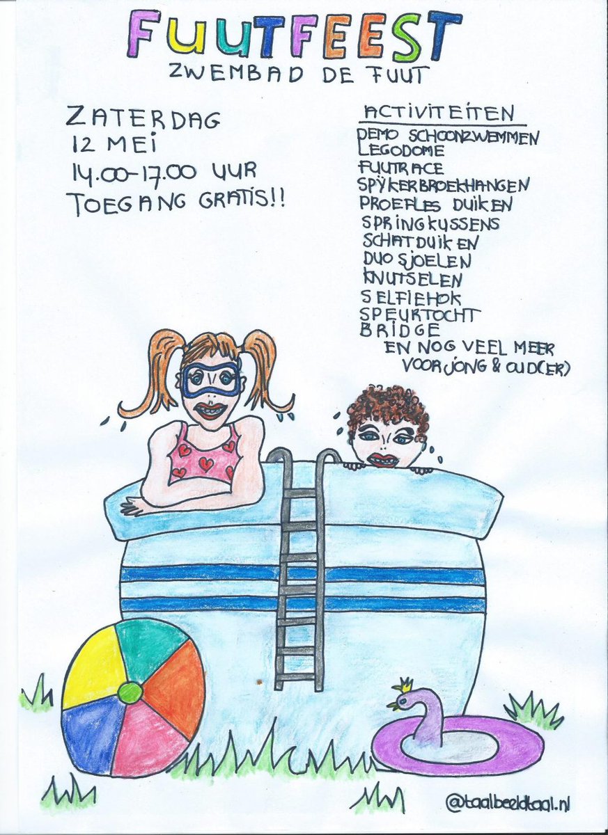 Fuutfeest komt er weer aan! zwembaddefuut.nl/fuutfeest-komt…