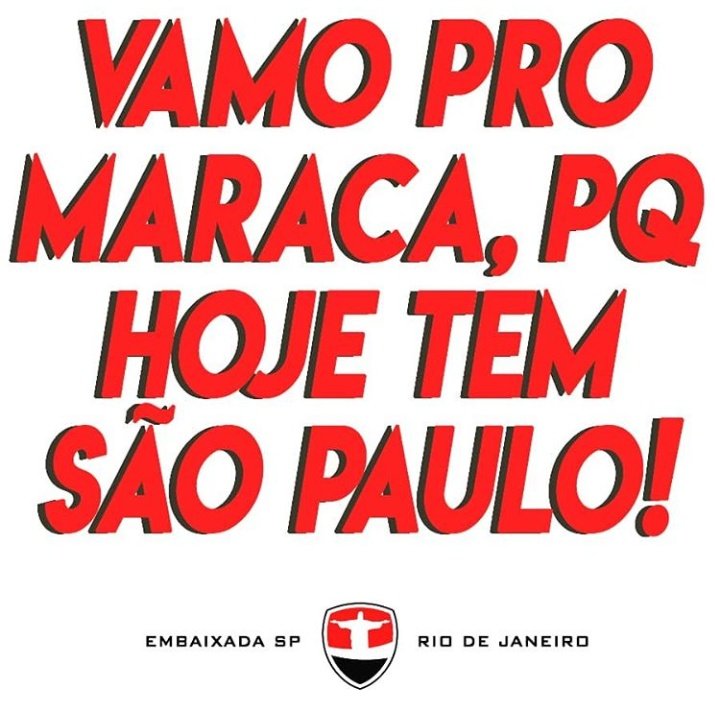 EmbaixadaRJ_'s tweet photo. #Partiu #Maracana #VamosSaoPaulo #AvanteMeuTricolor #SPFC #SaoPaulinosNoRio #EmbaixadaRJ #CampeonatoBrasileiro #VemProMaraca #Brasileirão2018 #SaoPauloFC https://t.co/jjVinxEHFv