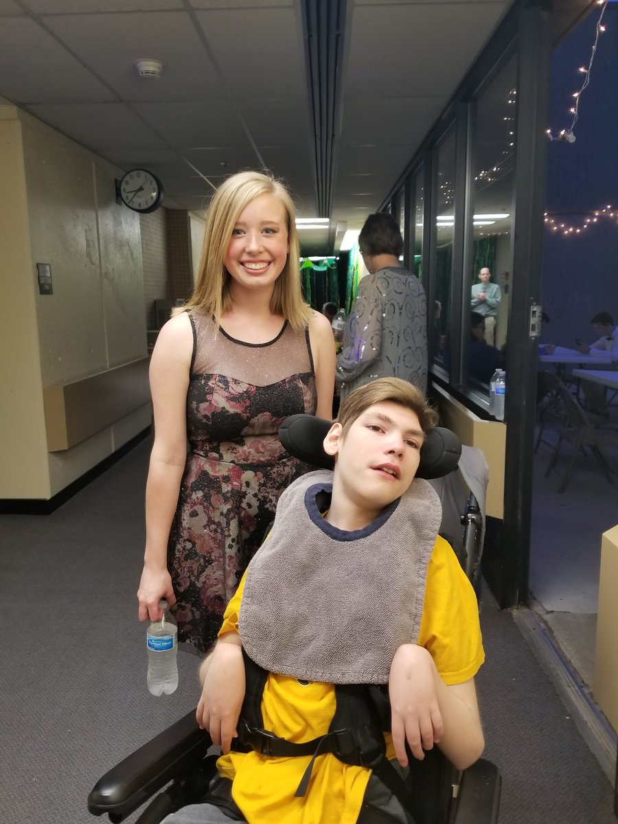 LevySpedEdCtr's tweet photo. Prom! A big thank you goes out to all of those who helped. Levy wants to thank the students from Bishop Carroll, Maize, Northwest and  Newman for dancing the night away with our students. We have the best staff and district support! #WPSProud #Amazingthingshappenhere https://t.co/4tWRJu0WCe