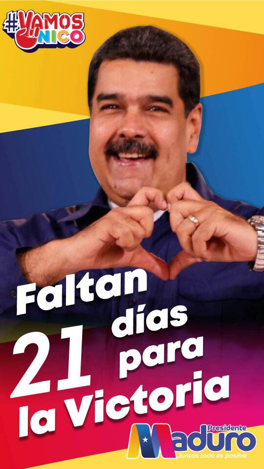 AlfredoJoseRiv8's tweet photo. #FelizDomingo Venezuela ✌✌
#JuntosTodoEsPosible #VamosNico #RobinsonPortuguesa @NicoIasMaduro @Sociabolivarian @JauaMiranda #Victoria2018 https://t.co/1Tah7WKLAa