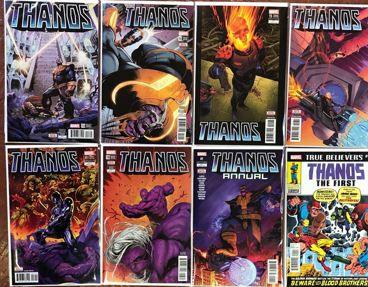 LarrysComics's tweet image. My shop is OPEN - Sunday -11a-4p. Come chat Thanos, yo.