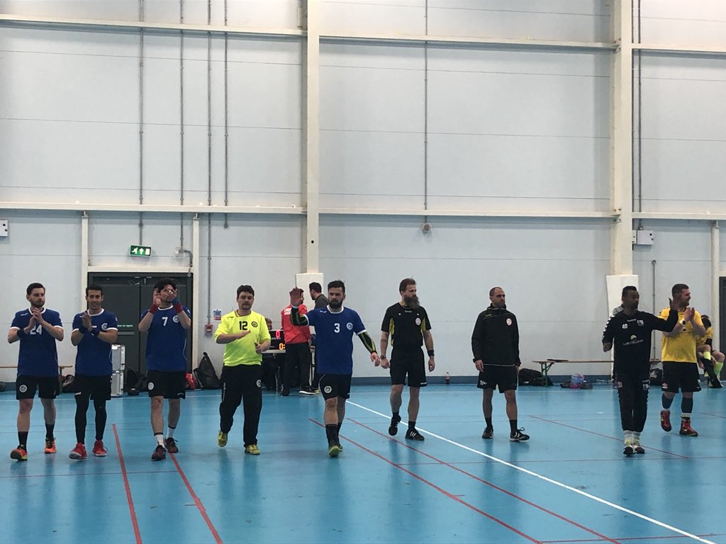 EHA referees Konrad and Fernando are the men in black for the <a href="/englandhandball/">England Handball</a> men’s Premier League title decider, <a href="/Olympia_HC/">Olympia Handball Club</a> v <a href="/LondonGD/">LondonGDHandballClub</a>. Want to pick up the whistle yourself? Drop us a message about getting involved with refereeing in england #bepartoftheexcitement