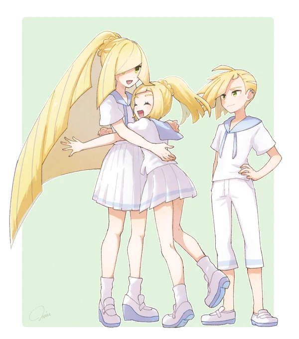 おそろい親子 