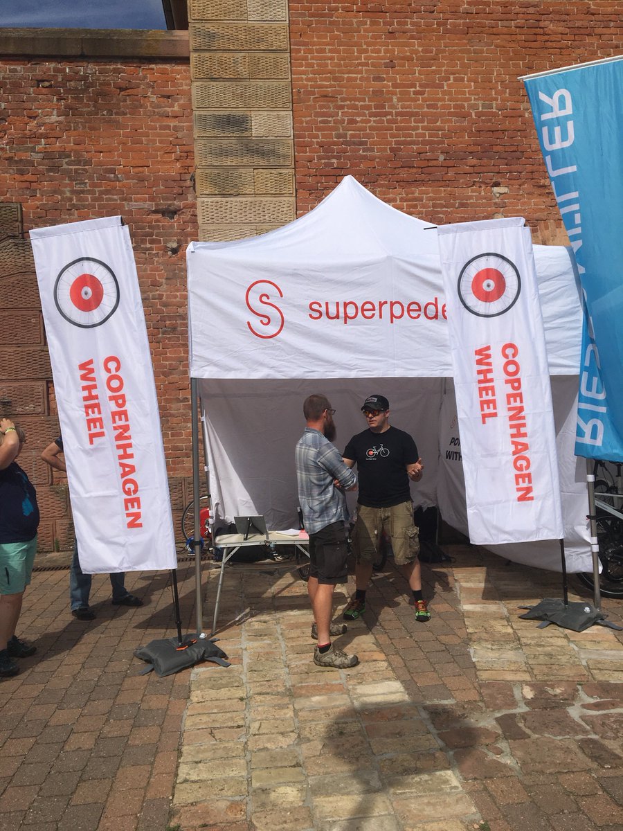 Superpedestrian's tweet photo. Day one of #Spezi2018 in the books! Thanks for all those that stopped by. Can't wait for day two. #germany #bikes #biketwitter https://t.co/gV6WOFdy0Z