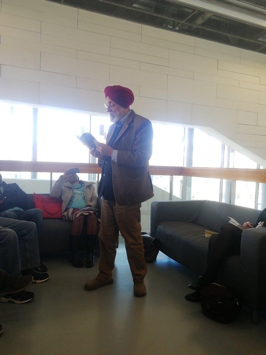 Great discussion on translation after the #Tjunction18 launches of Amarjit Chandan &amp; Gerdur Kristny'se new books from <a href="/Arc_Poetry/">Arc Publications</a> on <a href="/mimauseful/">Middlesbrough Institute of Modern Art</a> balcony #poetry in #Middlesbrough