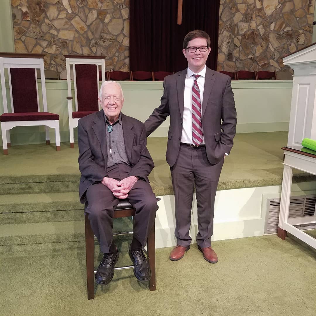 MyersForOhio's tweet photo. "Beallsville Man Studies The Bible with President Carter" https://t.co/bGQsD9TKXd #OHDems #OHLeg #OHPol https://t.co/0DDpBrjXNa