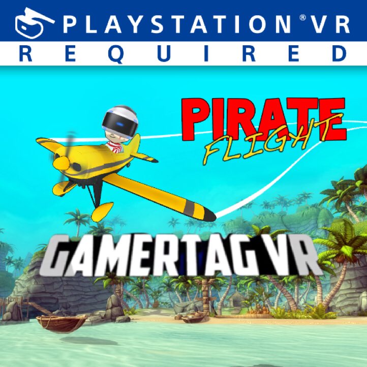 GAMERTAGVR's tweet photo. We have 1 EU #key of #PirateflightVR for #PSVR to #giveaway on twitter. All you have to do is click like, retweet & leave a comment about what you like about the game & in 48 hrs we will choose a winner👍 here’s some gameplay & thank you 👉 https://t.co/dVTUF0Y0lV https://t.co/9Ig5QGk610