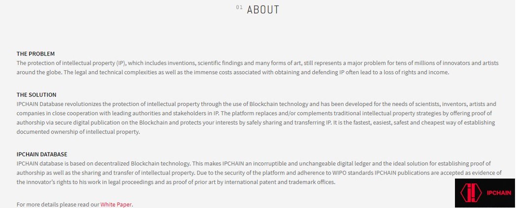 pinkcryptored's tweet image. Visit ipchaindatabase.io for information on intellectual property #IP issues and look at the @ipchaindatabase solution. To learn more about this exciting project, read the white paper and join #IPChain`s Telegram group t.me/ipchaindatabase #blockchain #decentralized #tech