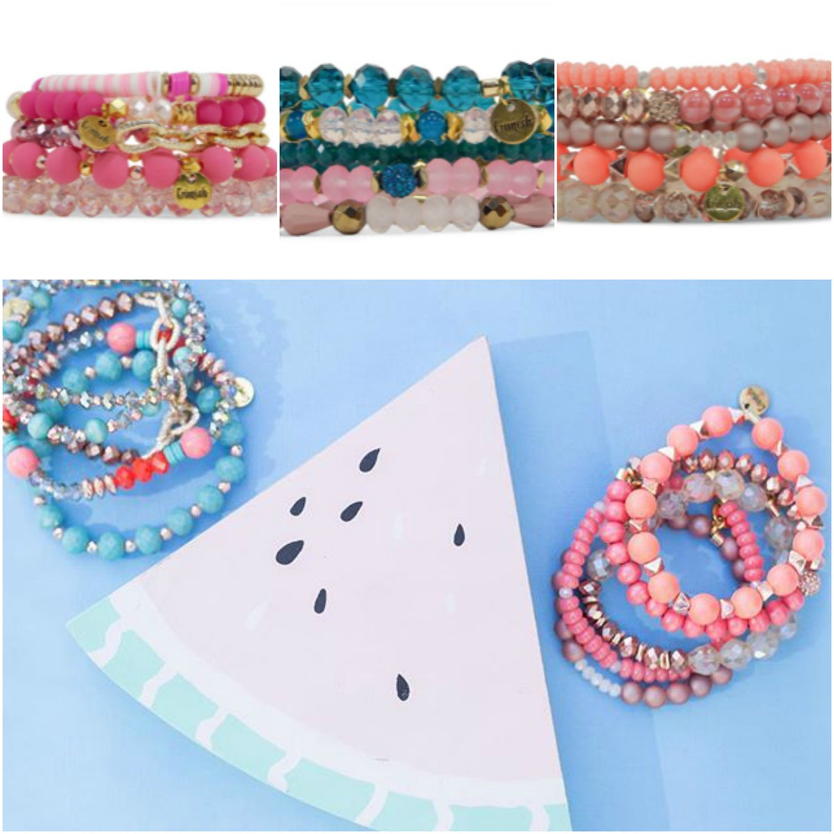AceofGray's tweet image. #StackYourStyle today with these New Erimish Bracelets! These adorable pinks will brighten your Spring style with whatever stack you choose! #ShopAceOfGray #ErimishBracelets #SpringHasSprung