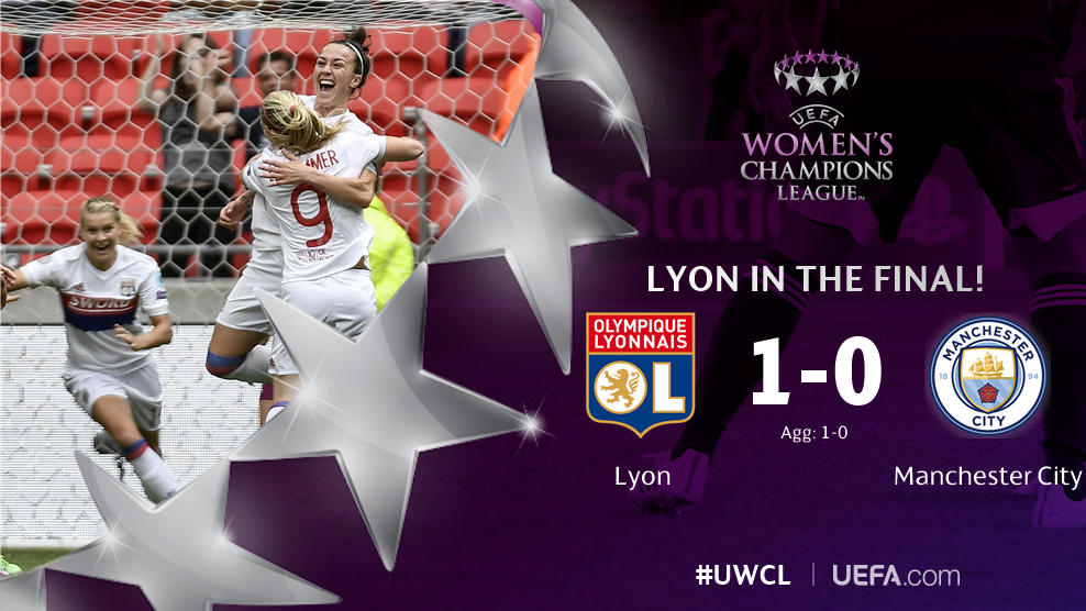 UWCL's tweet photo. #UWCL holders @OL will go for a 5⃣th title in Kyiv on 24 May - the first team ever to reach 7⃣ finals (in 9 years!) https://t.co/1qQ2pM19Lp 👏👏👏👏👏👏👏 https://t.co/fA5yF4mMuc