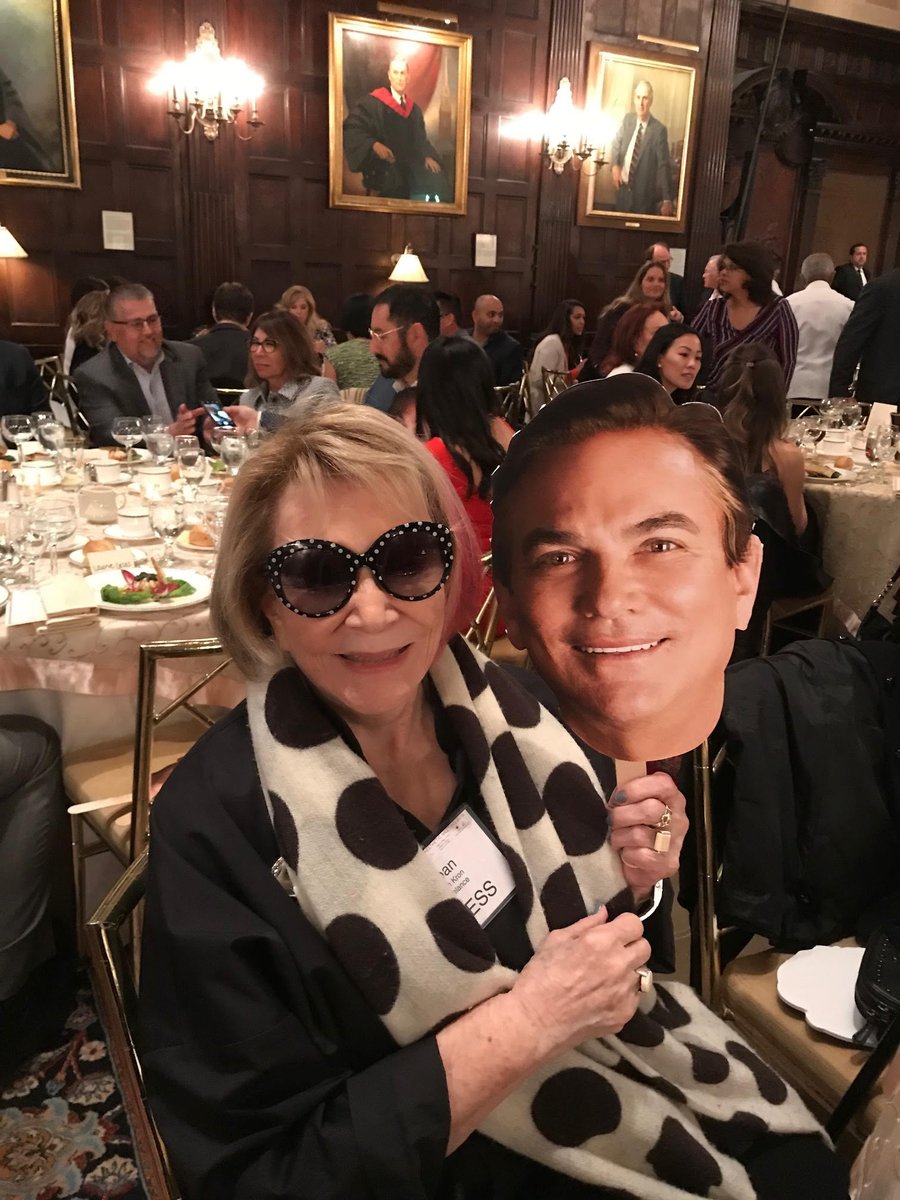 joan_kron's tweet photo. I had @DrGrantStevens' head on a stick at his party for Marina-ROX-USC fellows, faculty, and friends at the Harvard Club during the annual Meeting of @ASAPS, the American Society for Aesthetic Plastic Surgery. https://t.co/dtTqqCbmP2