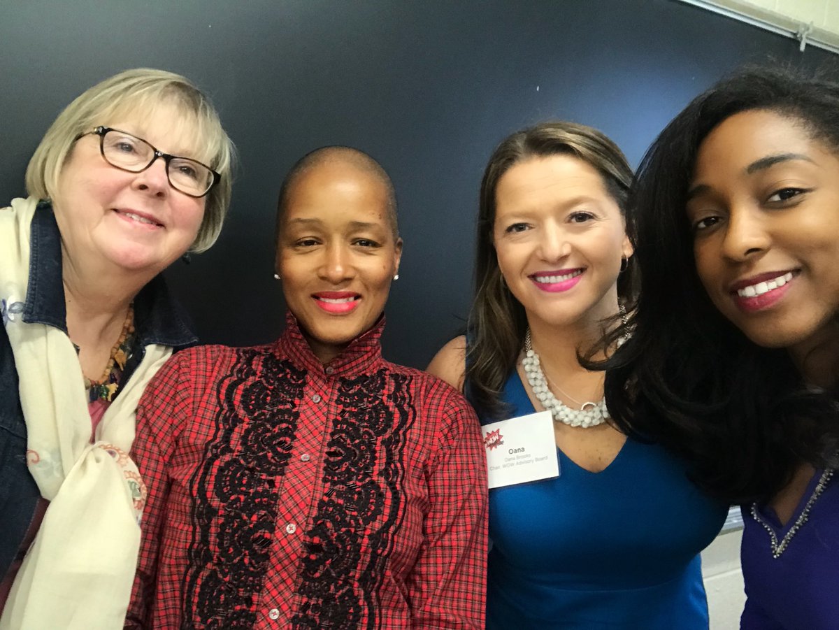 OanaBrooks's tweet photo. Such a pleasure to #moderate #theconfidencegap #panel #discussion with these #amazingwomen @brittuniverse @SusanReimer @mischainspires! We had a #packedroom and the #energy was #electrifying at @WOWFestBmore #WOWBaltimoreNDMU #TheFutureisFemale #TheFutureIsNow #TheFutureIsUs https://t.co/t9YJHijWHG