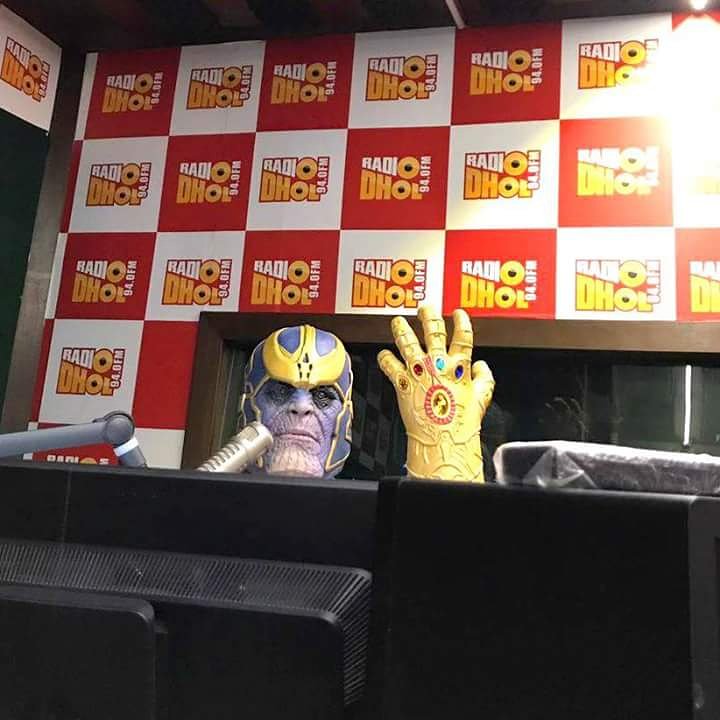 Host_Kaisar's tweet photo. Spoiler-free review of #InfinityWar tonight on @radiodhol 94.0FM on the show #LimitedEdition. Time: 9 PM - 12 AM. https://t.co/iJ42HkvVkE