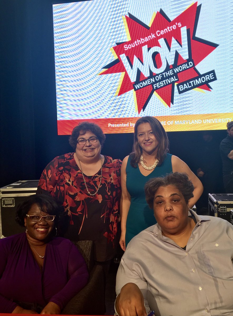 OanaBrooks's tweet photo. @rgay and @tressiemcphd need their own show! That is all. #WOWBaltimoreNDMU https://t.co/PPyygaUGso