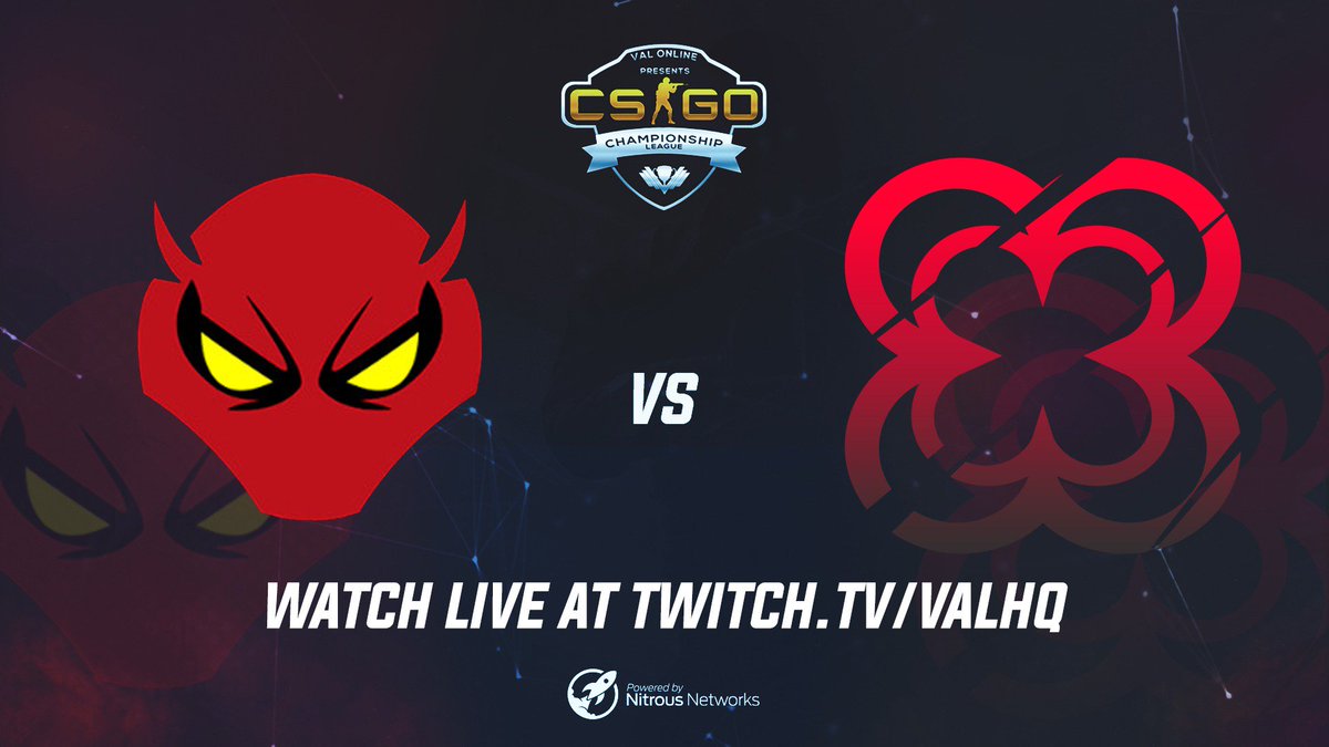 VALHQ's tweet photo. Live at 6.30pm - 

🏆Match: @omenesportsorg VS @t3hesports 
🖥️Game: VAL #CSGO €900 league - Semi final 
📺Where: https://t.co/7SPNgBeEEp 

#VALCS // https://t.co/ahujgJledy https://t.co/qQDCM0opTZ