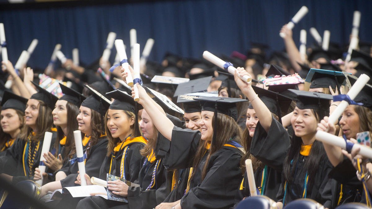 PittChancellor's tweet photo. Today is a milestone for our graduating class of more than 3,000 students. Remember: While your time on campus may be ending—you’ll always be connected to Pitt &amp; now share a bond with our 350,000+ family of @PittAlumni. Congrats on all of your hard work—Hail to Pitt!  #PittGrad18 https://t.co/jXI8m60Mx2