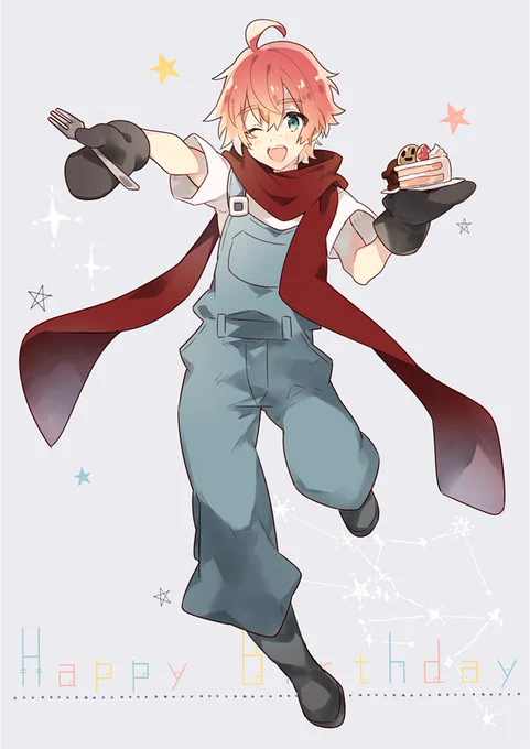 エディくん、お誕生日おめでとう🎉
4コマでは不憫な役回りを受け持ってもらうことが多かったりもしますが…今回はケーキも無傷(笑)です! 