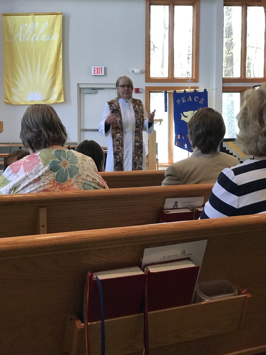 plcwaldorf's tweet photo. Here this morning, the fifth Sunday of Easter and Healing Service because God knows where we need to be ... for prayers of thanksgiving, healing, baptism. Thanks be to God https://t.co/ZrvRCnvPEt