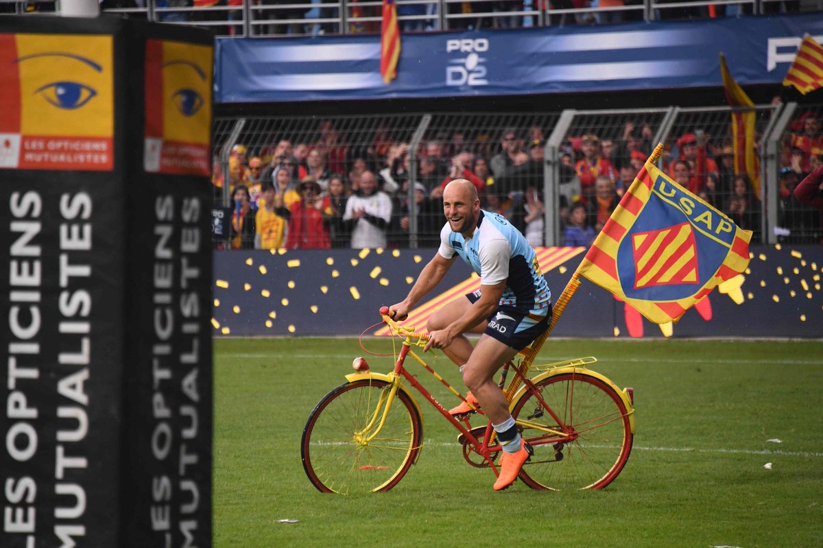 rugbyprod2's tweet image. #PROD2
L’@usap_officiel en route vers la finale 🚴‍♂️