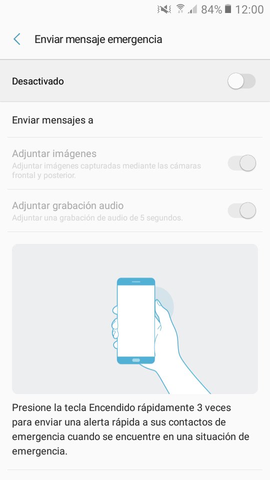 sobredxsis's tweet photo. los celulares samsung traen la opción de "mensaje de emergencia" les manda capturas del momento de la cámara de adelante y atrás a tus contactos seleccionados, ubicación exacta y un audio de 5 segundos vía msj de texto, el requisito es tener datos y ubicación activados #cuentalo https://t.co/NqtODazWKG