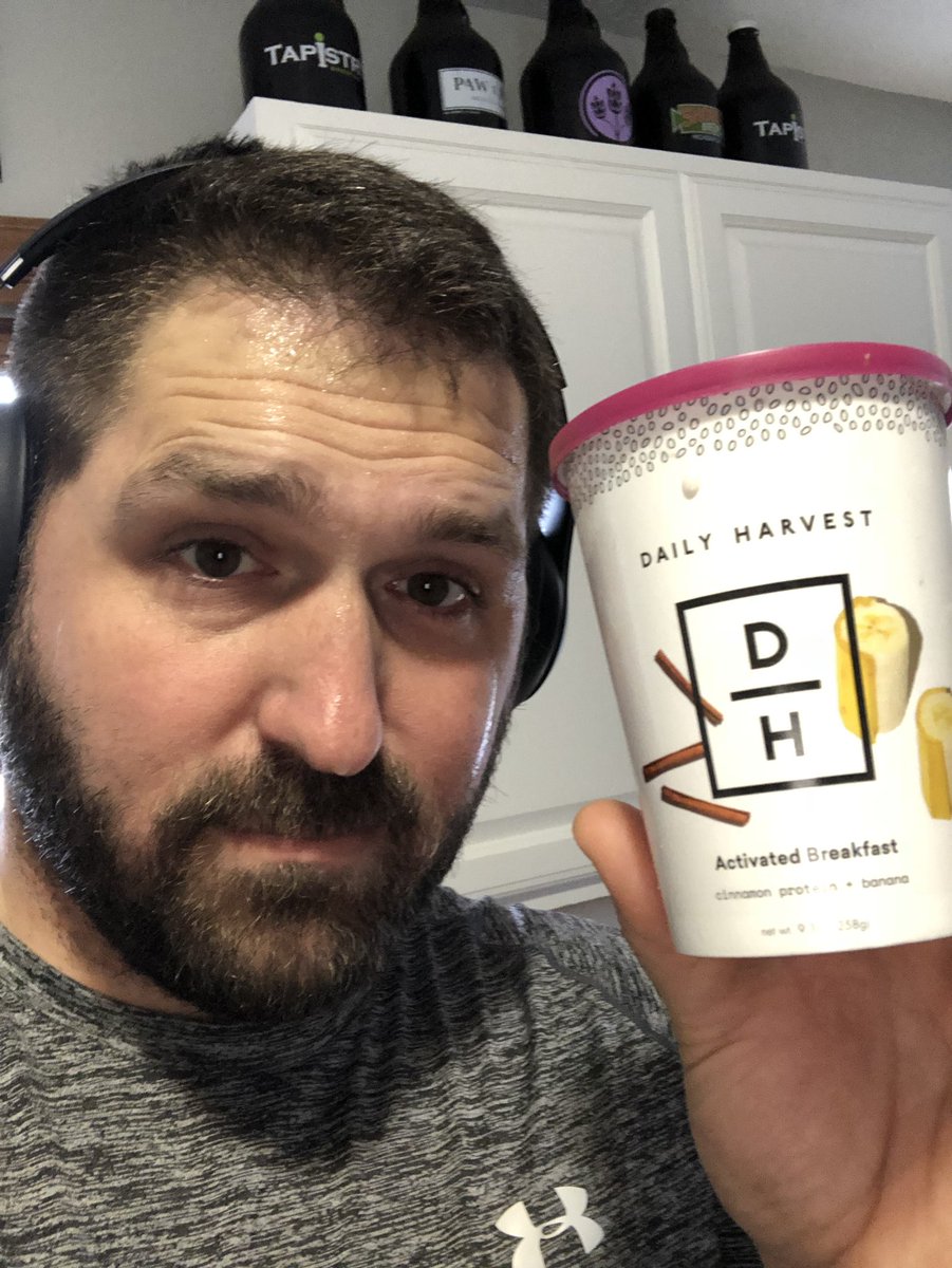 Post workout breakfast with #DailyHarvest !  #ad #quickanddelicious