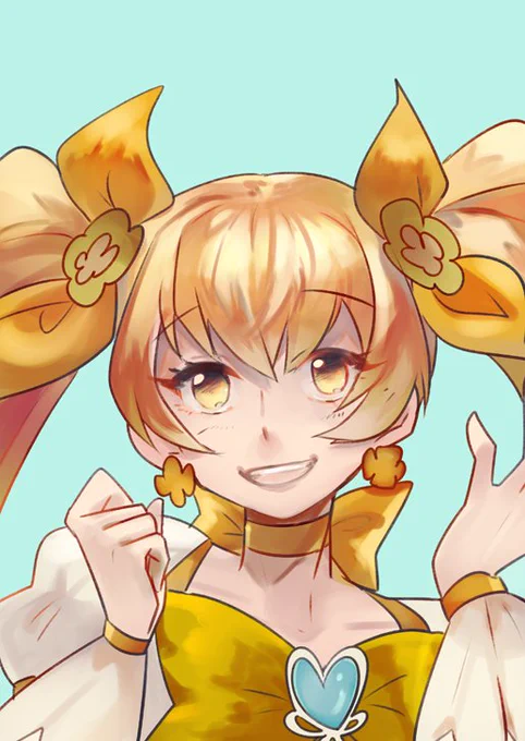 ポプリまで描けませんでした…  #プリキュア版深夜の真剣お絵描き60分一本勝負