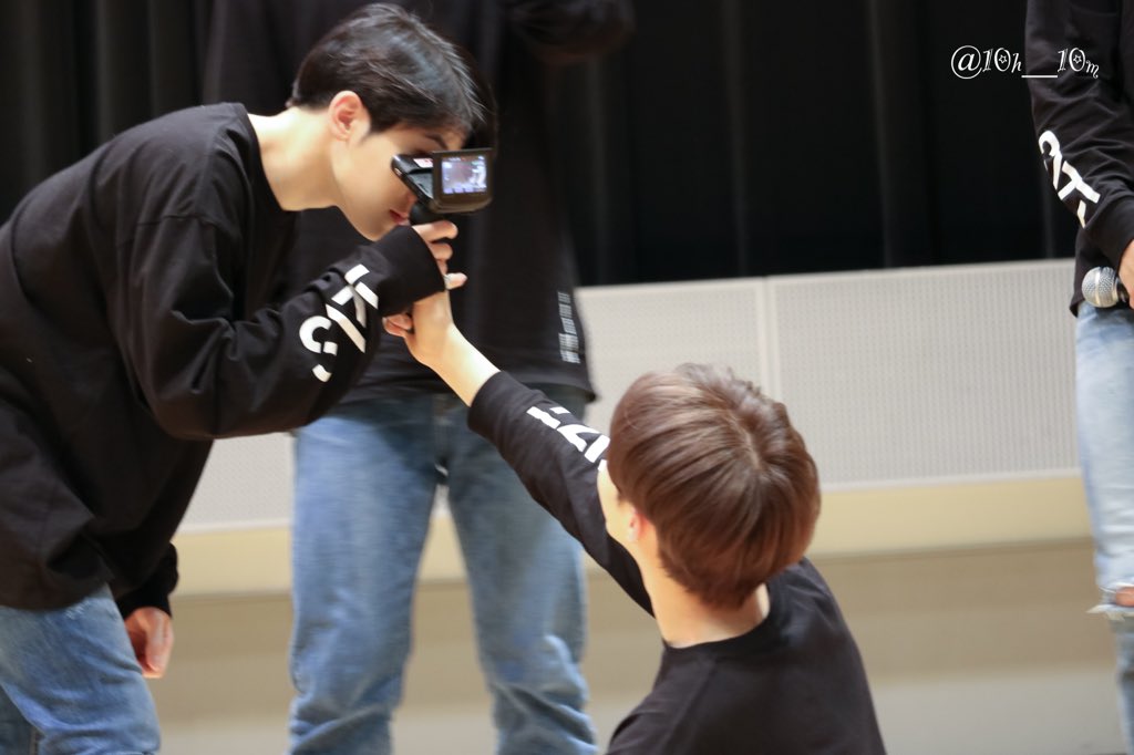 Soonyoung recording his precious bby is forever mood