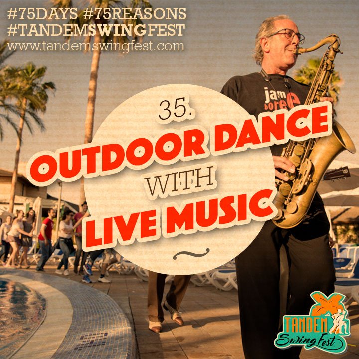TandemSwingFest's tweet photo. #75days #75reasons #tandemswingfest #mallorca #swing #festival #dancingontheswimingpool
@TandemSwingFest  
https://t.co/myr9pxb4Fk https://t.co/gGv7AslHBT