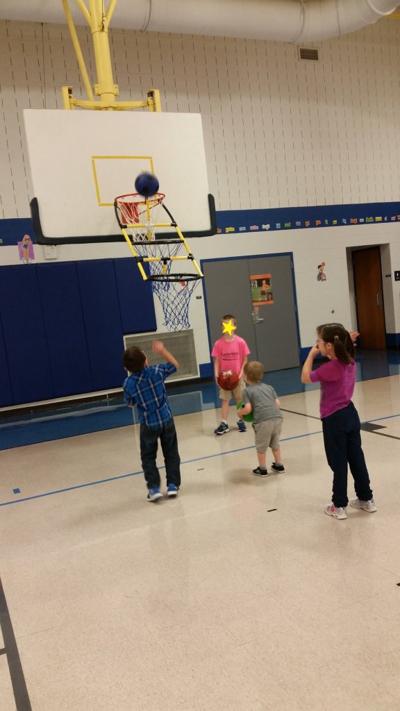 TheVCEF's tweet photo. Mrs. Crawn said of her adapted PE class, "This is the first time some of them have had a chance to play basketball on a goal taller than a plastic toddler goal!” #WeGrowBasketballHere #Together #Inclusion #VCEF #GrantsInAction https://t.co/oQuT54zy3B