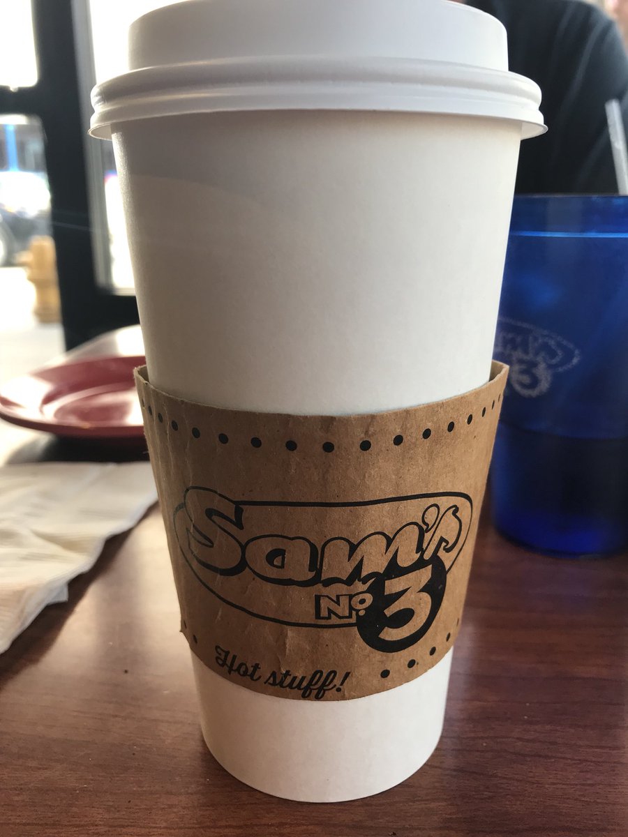 michgeo's tweet photo. You know you have a fabulous waiter when you compliment the coffee, and he brings you a large “to-go” cup with the bill. #hugetip #greatservice https://t.co/iMqjHe1NFM