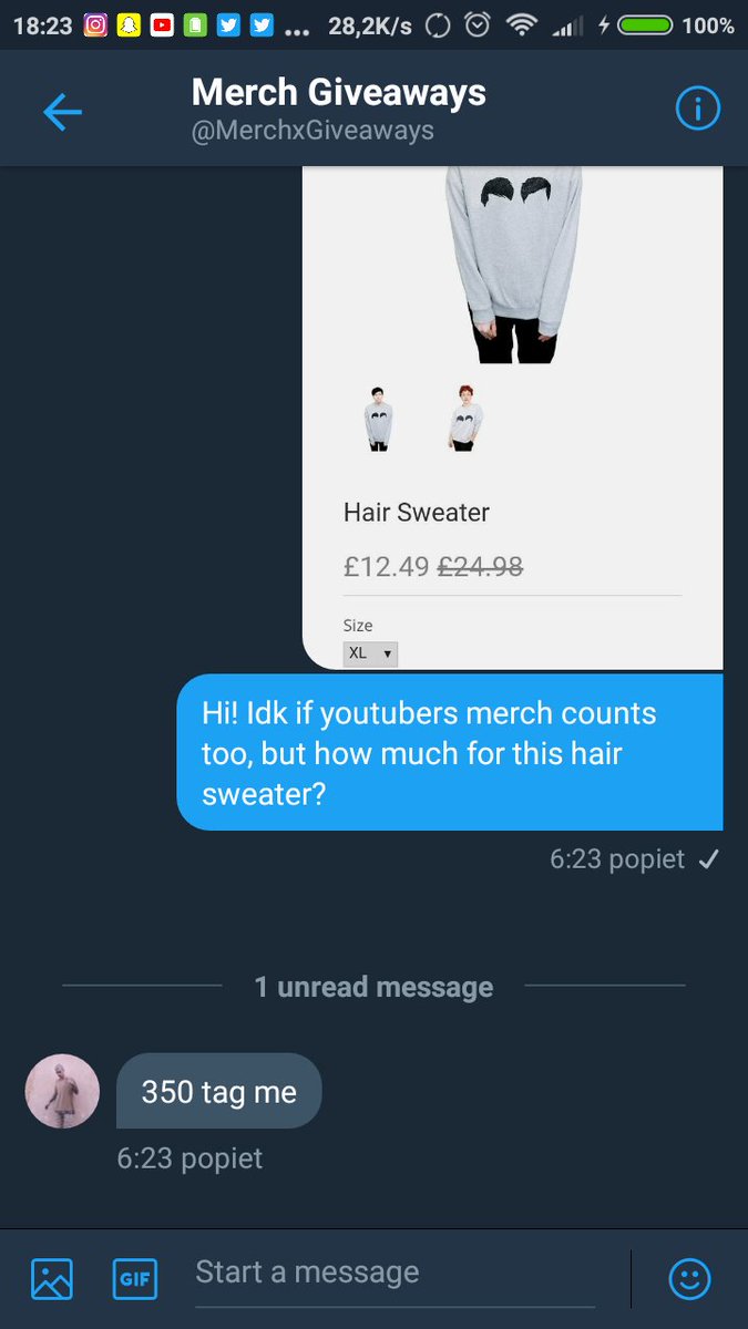 Kornfusion_'s tweet image. Hey guys! Please retweet this tweet, pretty please ❤😍
@MerchxGiveaways