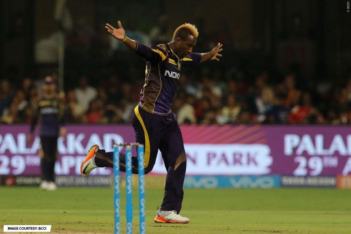 #RCB are 'gifting' wickets to <a href="/Russell12A/">Andre Russell</a> on his birthday! Can Kohli lead the hosts' comeback? Watch #RCBvKKR on Star Sports! #RivalryWeek