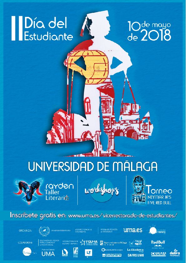 vestudiantesUMA's tweet photo. Chic@s, tenéis abiertas las inscripciones gratuitas para los talleres que os tenemos preparados para el II día del Estudiante de la @InfoUMA
+ info: https://t.co/XpfTGL5nxH
#RAYDEN #musidanza #baloncodo #ajedrez #afectivosexual #economía #risoterapia #yogafusión #quiddicth #uma https://t.co/9FztjU4RRg