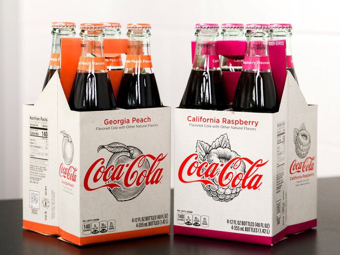 achaberdash's tweet image. Make sure you try these amazing new Coca-Cola flavors, Georgia Peach and California Raspberry! #cocacola #iworkforcokeca