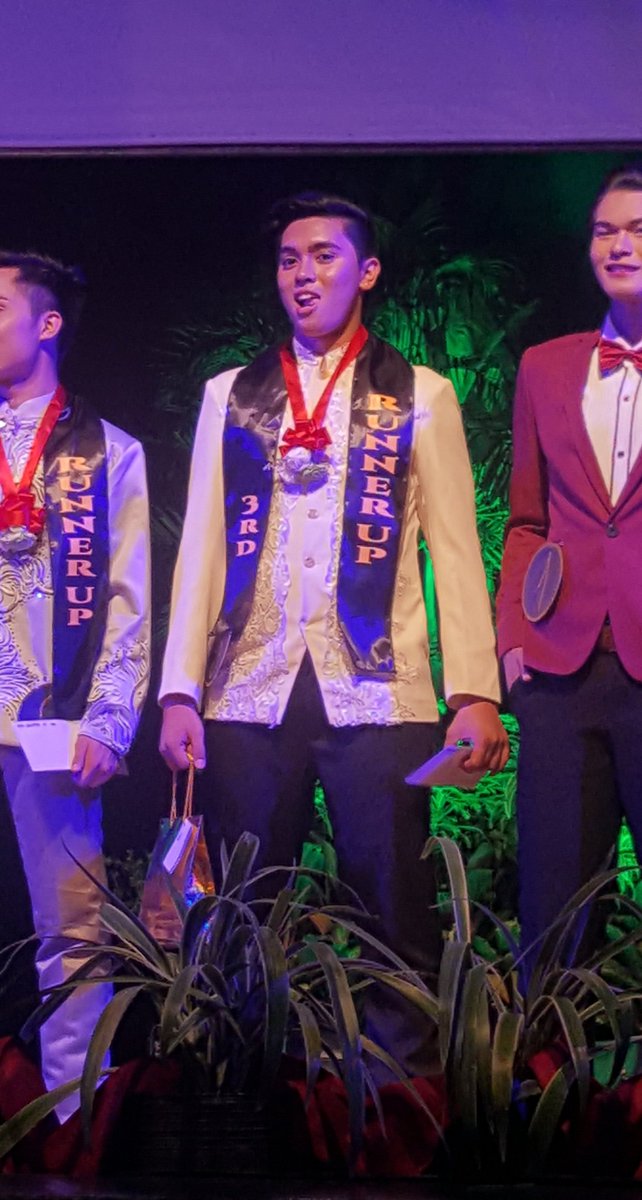 mrmsengmeet2018's tweet photo. 3rd Runners Up

Mr. @UPLBNoGood 
Ms. @upaches_2005

#MrAndMsEngMeet2018
#EngMeet2018 https://t.co/qTDQ1jbeuO