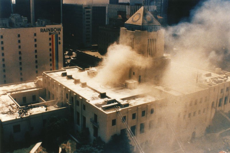 Central Library Fire