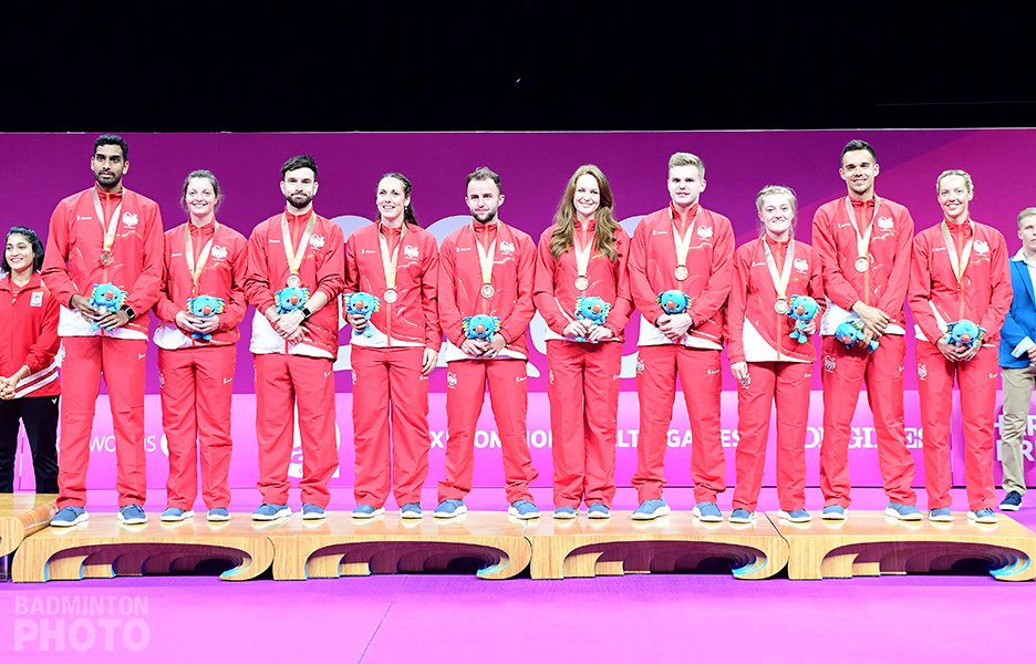 BadmintonEnglnd's tweet photo. 🥉🥉🥇🥈🥈🥇🥉🥈🥇
The last 23 days for English badminton - from Gold Coast to Europeans - has shimmered and shined to the power of 9.

Dare we call that prolific? There's a reason over 1 million adults are inspired to play badminton at least twice a month!  #mybadmintonworld🌍 https://t.co/tz3TuqMSFU