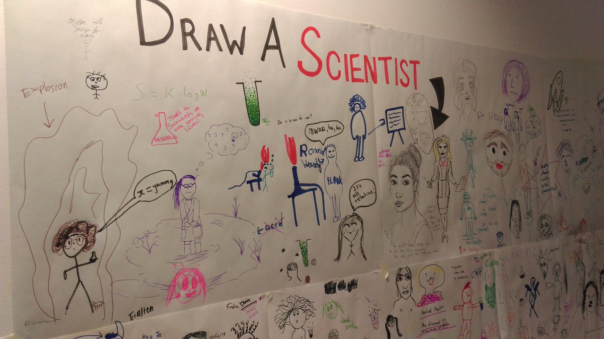 ImperialSci's tweet photo. Drawing a scientist in the #reflectionzone @imperialcollege festival! #ImpFest https://t.co/N9YoAc1nXa
