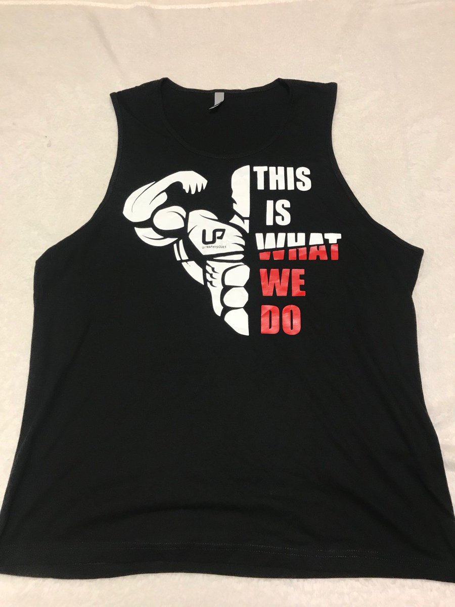 ultraphysiques's tweet photo. MENS MUSCLE TANK – UP #THISISWHATWEDO LOGO https://t.co/tBX9UwH0Mb https://t.co/MmJuNIUovo