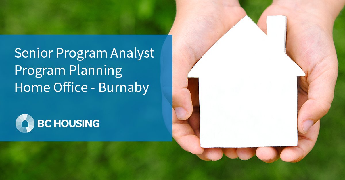 BC_Housing's tweet photo. Join our team!
Senior Program Analyst - Program Planning.
APPLY TODAY: https://t.co/aVSKvA0wjT
#BCHJobs https://t.co/3vXXiDwss5