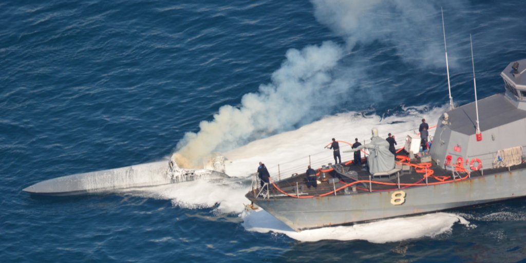 BusinessInsider's tweet photo. The US Coast Guard and Navy pulled a half-ton of cocaine from a burning go-fast boat in the Pacific https://t.co/6MMNLETi9U https://t.co/0l7fjq9aIO