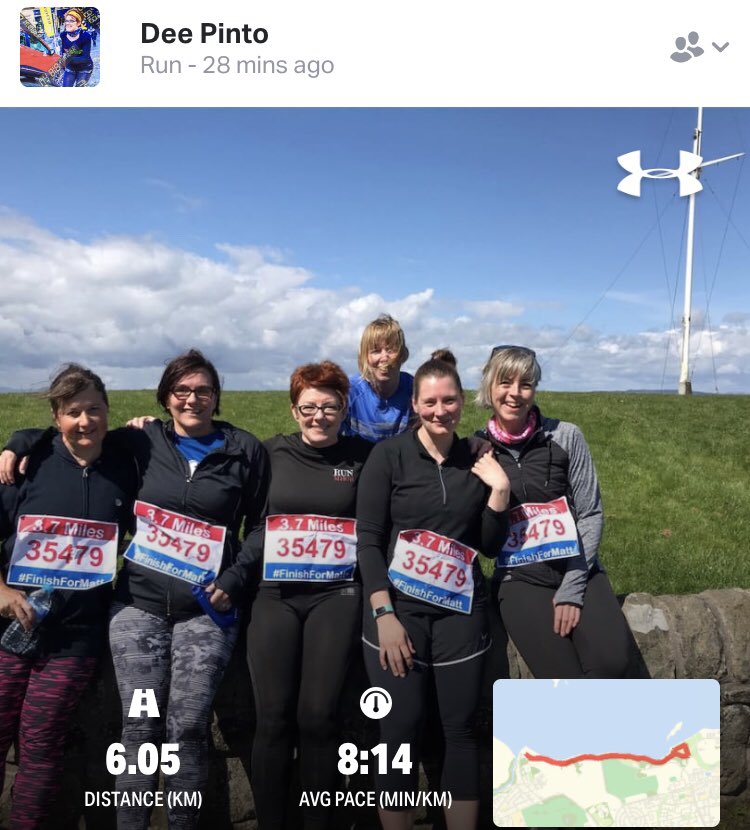 Dee_Pinto's tweet photo. Great to be part of this today #FinishForMatt at Cramond Beach. https://t.co/PxMWy7QR7h
