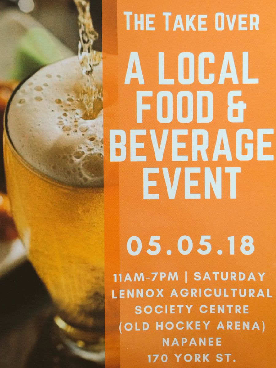 LoriCaughey's tweet photo. The Take Over! May 5. We'll be grilling Godden's Whole Hog Sausage. See you at the Napanee fairgrounds! 🔥@SandbanksWinery @MacKinnonBrew @napaneebeer ... And so much more! https://t.co/HrYsD2p2Ez