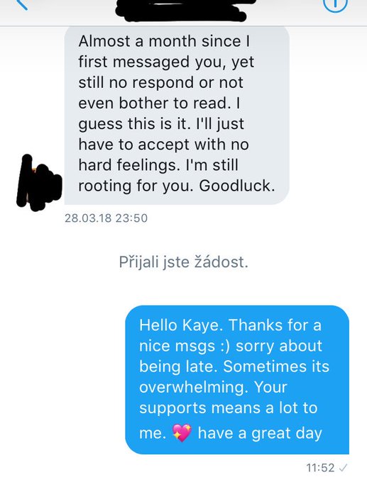 Spent some time replying to fans ❤️ keeping privacy of a nice ones 🤗 https://t.co/FtWSG4iV0N<a href="/tag/novaprofilovka"class="tags"><span>#novaprofilovka</span></a>