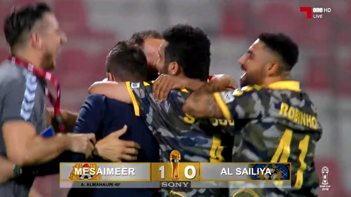 #كاس_الأمير
نهاية المباراة
#ميسيمير يواصل المفاجأت ويقصي #السيلية بعد الفوز عليه 1 - 0 ويتأهل لمواجهة #الغرافة في الدور ربع النهائي
#الوطن #قطر #الدوحة