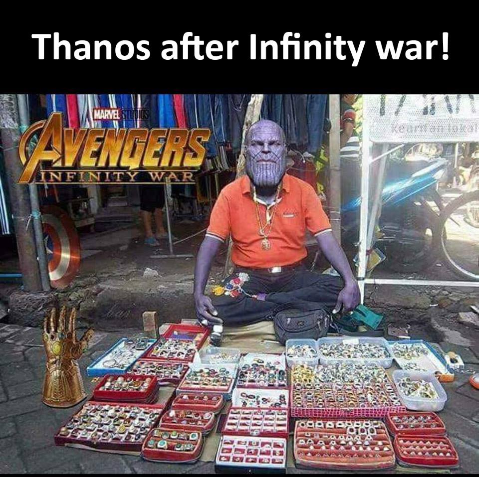 ram22venkat's tweet photo. @MarvelStudios After Infinity War https://t.co/CQcr9rGpwt