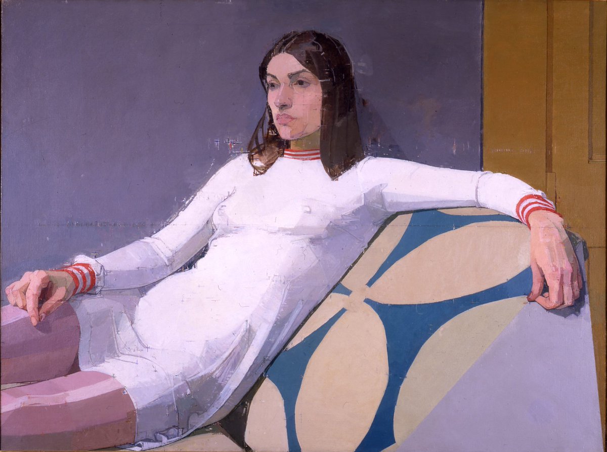Tate's tweet photo. Euan Uglow, Georgia 1973 British Council © Estate of Euan Uglow, courtesy of Marlborough Fine Art.
The artist told model Georgia Georgallas: 'Nobody has ever looked at you as intensely as I have.' https://t.co/aidUl3E8Xb https://t.co/3RipDeb4PQ